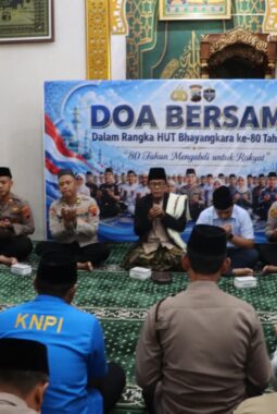 Doa Bersama HUT Bhayangkara ke-80, Polres Wonogiri Ajak Refleksi dan Perkuat Pengabdian untuk Masyarakat