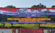 SMKN 1 Nogosari Boyolali Gelar Penyematan Tanda Tingkat Murid Taruna Angkatan IX 