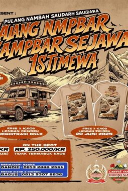 Camper Van Indonesia akan Mengadakan Ngecamp Bersama Sejawa Istimewa