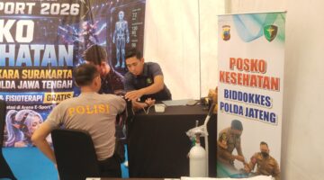 Jaga Atlet Tetap Prima, Polda Jateng Hadirkan Layanan Kesehatan Terpadu di Turnamen Esports Kapolda Jateng Cup 2026