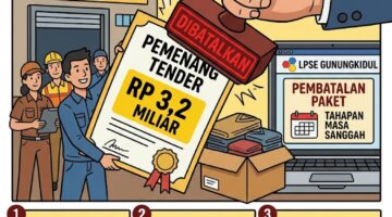 Jelang Terbit SPPBJ, Tender Seragam BKPPD Gunungkidul Rp3,76 Miliar Tiba-Tiba Batal