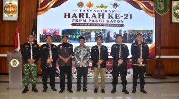 Kasrem 072/Pamungkas Hadiri Tasyakuran Harlah ke-21 FKPM Paksi Katon DIY