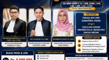 PKPA UPA SUMPAH ADVOKAT FERADI WPI DPD SUMATERA UTARA BEKERJASAMA DENGAN UNIVA (MEDAN)