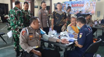 Donor Darah Hari Bhayangkara ke-80, Polres Wonogiri Berhasil Himpun 71 Kantong Darah untuk Kemanusiaan