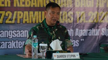 Perkuat Jiwa Nasionalisme, Korem 072/Pamungkas Bekali ASN dengan Penguatan Karakter Kebangsaan