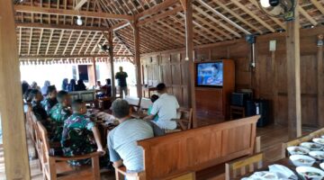 Kodim 0730/Gunungkidul Gelar Nobar Piala Dunia 2026 Di Dua Lokasi, Rekatkan Kebersamaan Dan Gerakan UMKM.