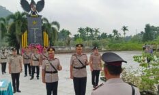 Hormati Jasa Pahlawan, Polres Lubuk Linggau dan Polres Musi Rawas Gelar Ziarah Rombongan di TMP Patria Bukit Sulap