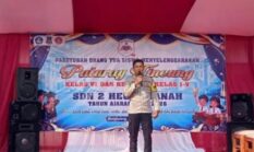 Kawal Kelancaran Paturay Tineung SDN 2 Hegramanah, Kehadiran Bhabinkamtibmas Bikin Suasana Auto Adem dan Kondusif