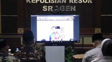 Doa Lintas Agama Warnai HUT Bhayangkara ke-80, Polres Sragen dan Tokoh Agama Bersatu Panjatkan Harapan untuk Indonesia