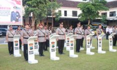 Kapolres Jombang Pimpin Sertijab Kasat Reskrim dan Sejumlah Kapolsek Jajaran