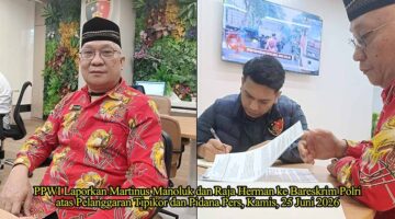 PPWI Resmi Laporkan Martin Manoluk Tampubolon dan Raja Herman ke Bareskrim Polri Terkait Korupsi dan Pidana Pers