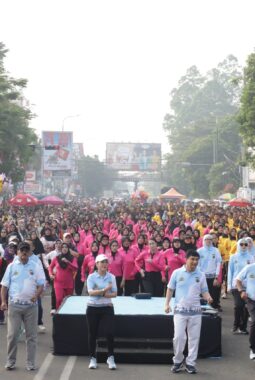 Semarak Hari Bhayangkara ke-80, Polda Banten Perkuat Sinergi Lewat Olahraga Bersama