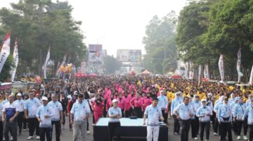 Semarak Hari Bhayangkara ke-80, Polda Banten Perkuat Sinergi Lewat Olahraga Bersama