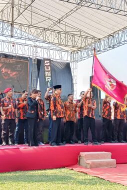 Apel Akbar, Ketua MPC Pemuda Pancasila Kendal Mifa Reza Lantik Ketua PAC
