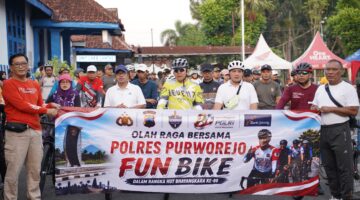 HUT Bhayangkara ke-80, Polres Purworejo Kampanyekan Keselamatan Berlalu Lintas Lewat Fun Bike Menyusuri Titik Rawan Kecelakaan