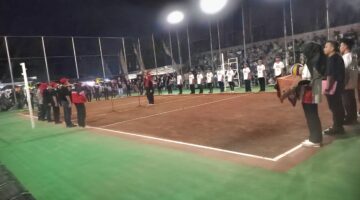 Polri Kawal Turnamen Bola Voli Pordus Kerjo Lor, Ratusan Penonton Nikmati Pertandingan dengan Aman