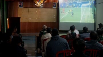 Kodim 0731/Kulon Progo Kembali Gelar Nobar Sepak Bola Gembira  Piala Dunia Tahun 2026 Afrika Selatan vs Kanada