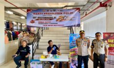 Sambut Hari Bhayangkara ke-80, Polrestabes Semarang Gelar Donor Darah dan Bhakti Kesehatan untuk Ratusan Warga di Pasar Johar