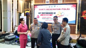 Setetes Darah untuk Kemanusiaan, Polrestabes Semarang Gelar Donor Darah Sambut Hari Bhayangkara ke-80