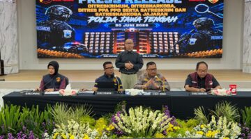 Paparkan Capaian Kinerja Semester I Tahun 2026, Ditresnarkoba Polda Jateng Ungkap 1.201 Kasus Narkoba, Tangkap 1.485 Tersangka dan Selamatkan 1,83 Juta Jiwa