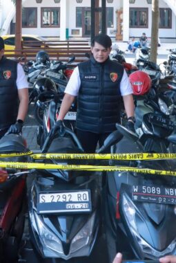 Polres Jombang Ungkap Komplotan Curanmor, Empat Tersangka Ditangkap
