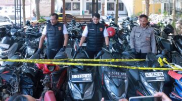 Polres Jombang Ungkap Komplotan Curanmor, Empat Tersangka Ditangkap