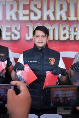 Polres Jombang Ungkap Komplotan Curanmor, Empat Tersangka Ditangkap