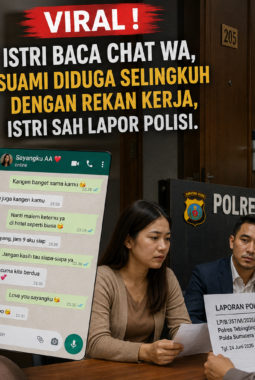VIRAL !, Istri Baca Chat WA,” Suami Diduga Selingkuh Dengan Rekan Kerja, Istri Sah Lapor Polisi
