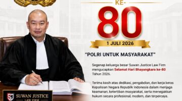 Hari Bhayangkara ke-80: Suwanto S.H., M.H. Apresiasi Pengabdian Polri