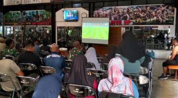 Pertandingan Piala Dunia 2026 Semakin Seru, Korem 072/Pamungkas Kembali Gelar Nobar Gembira