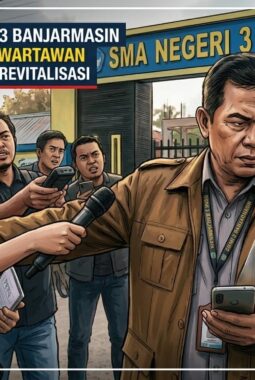 Sekolah SMAN 3 Banjarmasin Diduga Anti-Kritik: Kepsek Taslim Blokir Wartawan, Proyek Miliaran Gelap