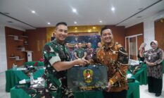Akselerasi Pembangunan Daerah, Danrem 072/Pamungkas Ikuti Rakernis TMMD Reguler Ke-129 Secara Virtual