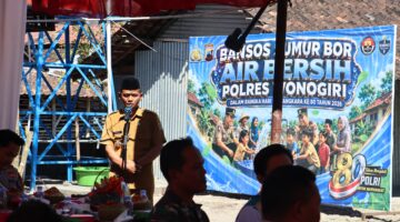 Polres Wonogiri Hadirkan Sumber Air Bersih, Warga Tegalharjo Tak Lagi Kesulitan Hadapi Musim Kemarau