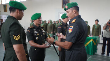 Pimpin Sertijab Dandim 0706/Temanggung, Danrem 072/Pamungkas Ingatkan Jajaran untuk Jaga Amanah, Selalu Bersyukur dan Hindari Pelanggaran