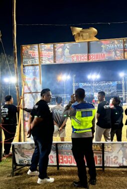Ratusan Penonton Padati Turnamen SINJE Minisoccer II Bangsri, Polsek Purwantoro Pastikan Jalannya Laga Aman dan Kondusif