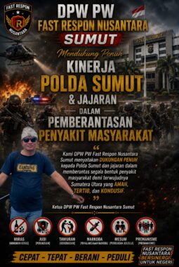 DPW FRN Sumut Dukung Kinerja Polda Sumut dan Jajaran Dalam Pemberantasan Penyakit Masyarakat