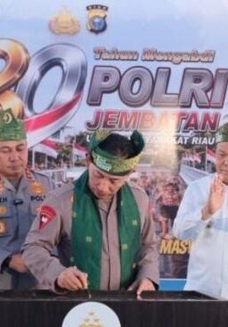 Kapolri Resmikan 80 Jembatan Merah Putih Presisi, Hadirkan Akses dan Harapan Baru bagi Masyarakat Riau