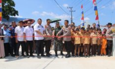 Resmikan Jembatan Merah Putih Presisi Tahap II, Polresta Pekanbaru Perkuat Akses Warga dan Wujudkan Polri Hadir untuk Masyarakat