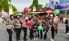 Polantas Sapa Warga di Car Free Day, Ditlantas Polda Riau Gaungkan Budaya Tertib Berlalu Lintas