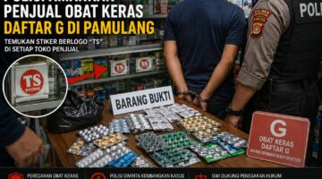 Misteri Stiker ‘TS’ di Toko Obat ilegal: GWI Desak Polres Tangsel Bos Pemasok dan Pemback – Up