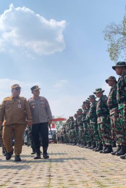 Kodim 0728/Wonogiri Dan Pemkab Wonogiri Gelar Apel Kesiapsiagaan Penanggulangan Bencana