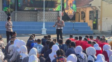 MPLS di SMAN 3 Wonogiri, Satlantas Polres Wonogiri Tanamkan Budaya Tertib Berlalu Lintas kepada Pelajar