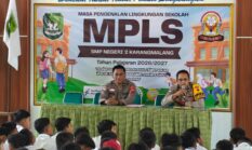 Bentengi Generasi Muda dari Bullying, Polsek Karangmalang Tanamkan Jiwa Kebangsaan kepada 256 Siswa Baru SMPN 2 Karangmalang