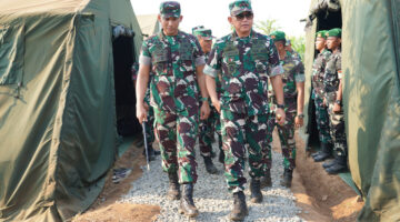 Danrem 072/Pamungkas Dampingi Pangdam IV/Diponegoro Kunjungi Yon TP 445/SGH di Purworejo
