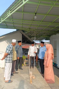 Rashdul Kiblat di KUA Siantar Barat Berjalan Lancar, Arah Kiblat Masjid Rahmat Dipastikan Akurat