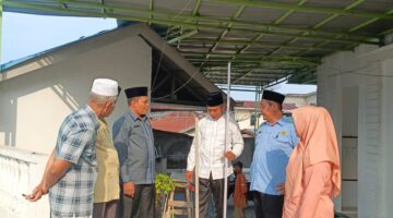 Rashdul Kiblat di KUA Siantar Barat Berjalan Lancar, Arah Kiblat Masjid Rahmat Dipastikan Akurat