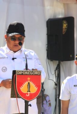 Dengan Lantang Pasiter Kodim 0728/Wonogiri Bacakan Laporan Pelaksanaan TMMD Sengkuyung Tahap III 2026