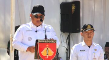 Dengan Lantang Pasiter Kodim 0728/Wonogiri Bacakan Laporan Pelaksanaan TMMD Sengkuyung Tahap III 2026