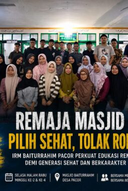 Ikatan Remaja Masjid Baiturrahim Pacor Perkuat Pembinaan Generasi Muda Lewat Edukasi Bahaya Rokok dan Pola Hidup Sehat