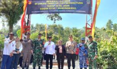 Akselerasi Pembangunan Desa, Wakil Bupati Gunungkidul Resmi Buka TMMD Sengkuyung Tahap III di Ponjong.